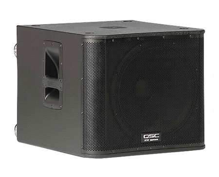 (2) QSC KW153 3-Way Active Speaker with 15inch Woofer and  6.5inch Midrange Woofer and KW181 Subwoofer Package