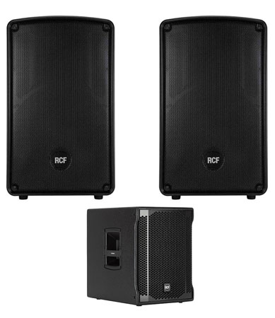 2x RCF HD 12-A MK4 + RCF Sub 702-AS II