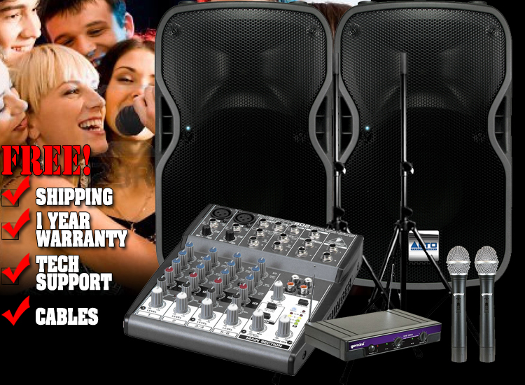 Alto Karaoke Pack DJ Packages DJ Speakers 123DJ