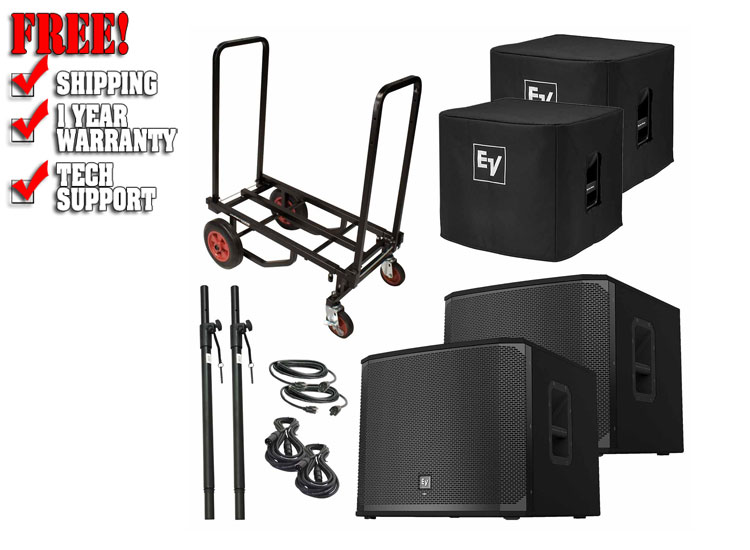 Electro-Voice EKX-15SP 15" Powered Subwoofer Package