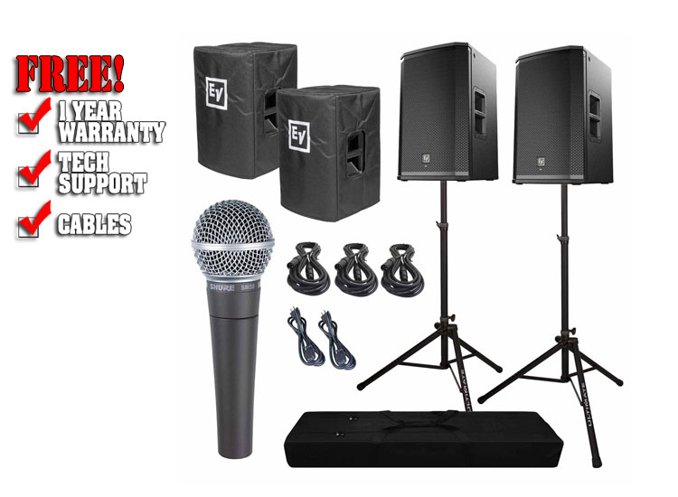 Electro Voice ETX-12P 12" Powered Speaker Package