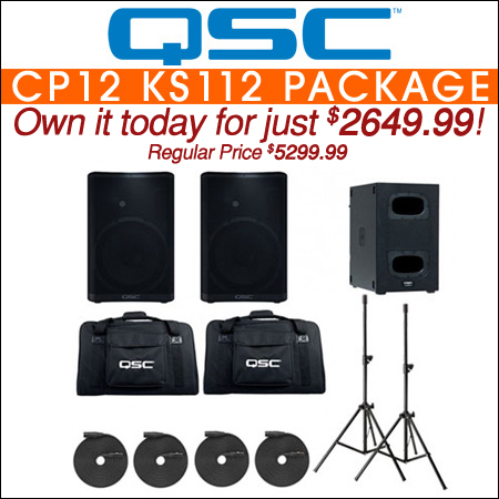 QSC CP12 and KS112 Package 
