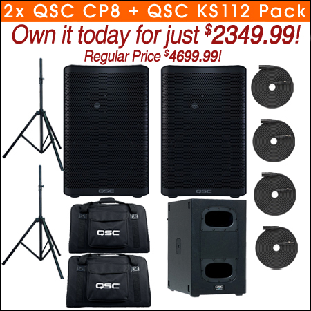 QSC CP8 and KS112 Package 