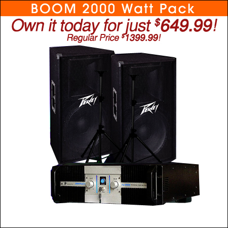  BOOM 2000 Watt Pack