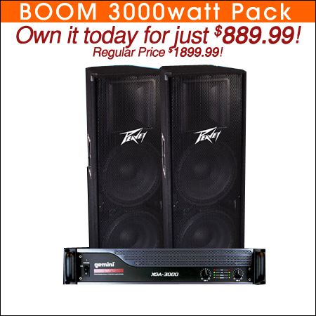 BOOM 3000watt Pack