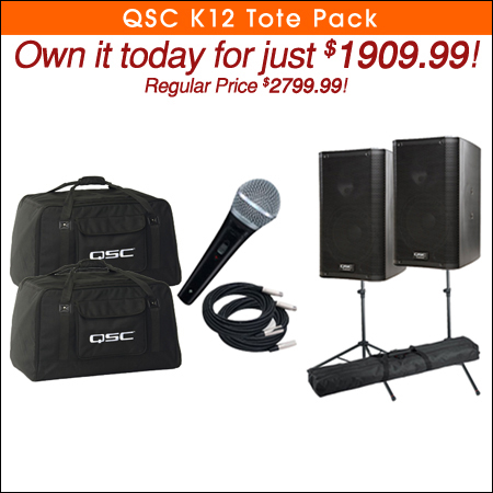 QSC K12 Tote Pack 