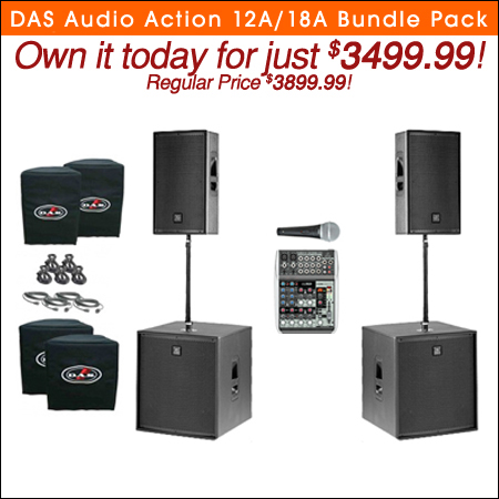 DAS Audio Action 12A/18A Bundle Pack 