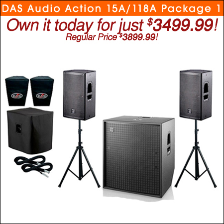 DAS Audio Action 15A/118A Package 1 