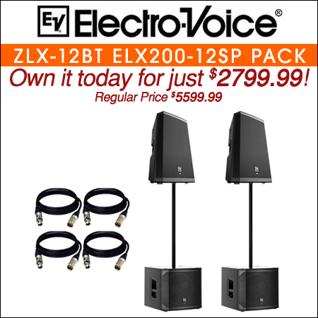 Electro-Voice ZLX-12BT and ELX200-12SP Package 