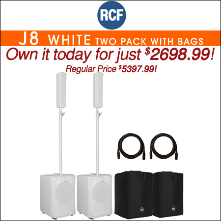  J8 White Two Pack with Bags 