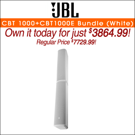 JBL CBT 1000+CBT1000E Bundle (White)