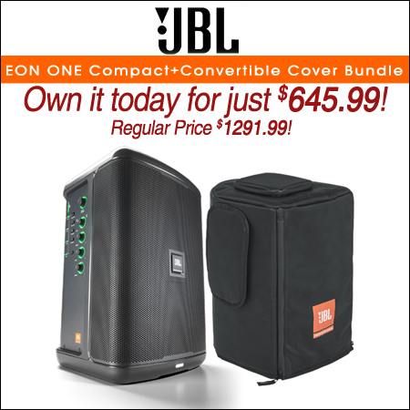 JBL EON ONE Compact+Convertible Cover Bundle