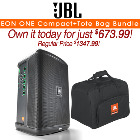 JBL EON ONE Compact+Tote Bag Bundle