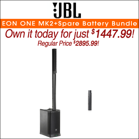 JBL EON ONE MK2+Extra Spare Battery Bundle