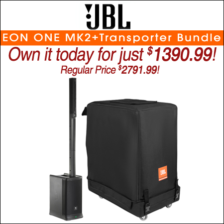 JBL EON ONE MK2+Transporter Bundle