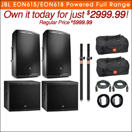 DAS Action 12A 12" Powered Speakers & Dual 18" Subwoofer Package 