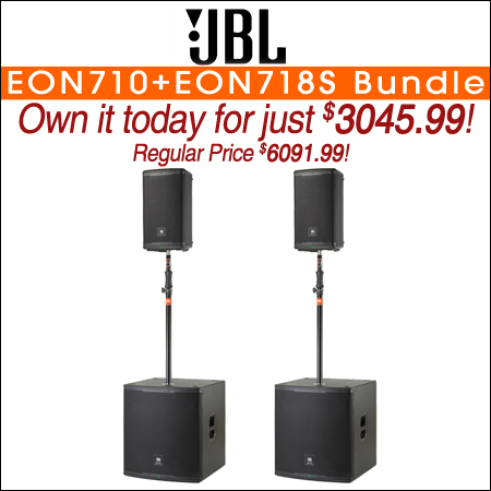 JBL EON710+EON718S Bundle