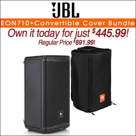 JBL EON710+Convertible Cover Bundle