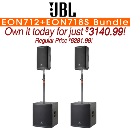 JBL EON712+EON718S Bundle