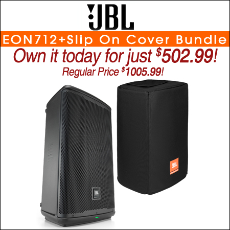 JBL EON712+Slip On Cover Bundle