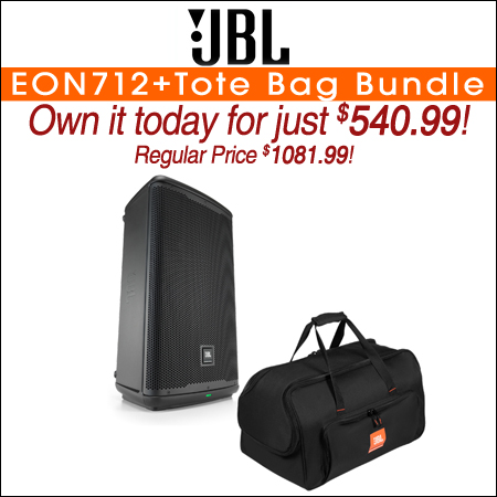 JBL EON712+Tote Bag Bundle