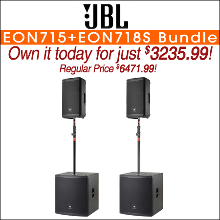 JBL EON715+EON718S Bundle