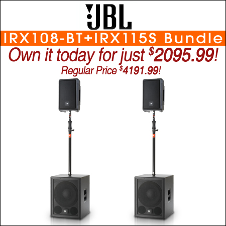 JBL IRX108-BT+IRX115S Bundle