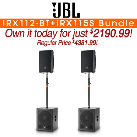 JBL IRX112-BT + IRX115S Bundle 