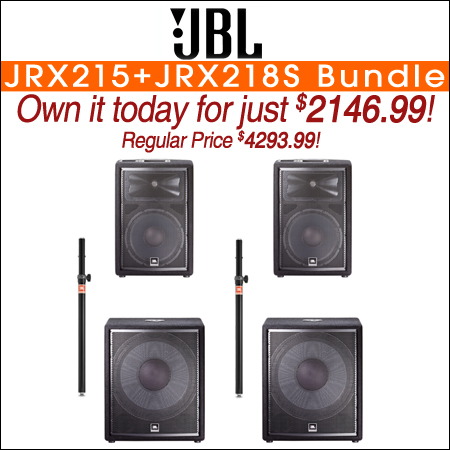 JBL JRX212+JRX218S Bundle