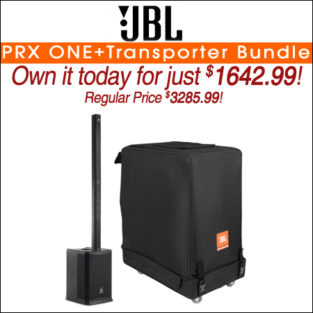 JBL PRX ONE+Transporter Bundle