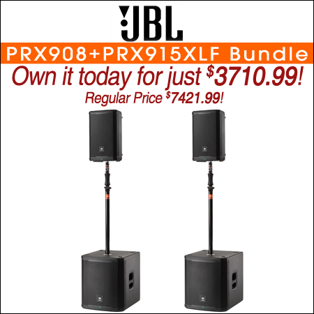 JBL PRX908+PRX915XLF Bundle
