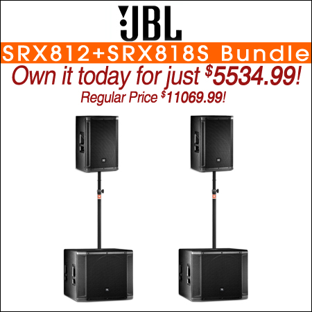 JBL SRX812+SRX818S Bundle