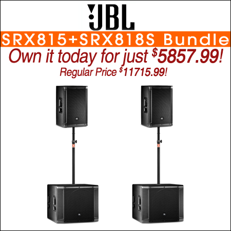 JBL SRX815+SRX818S Bundle