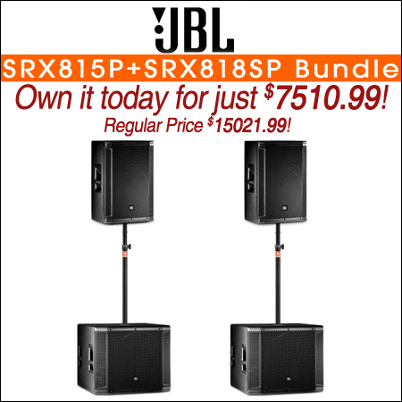 JBL SRX815P+SRX818SP Bundle