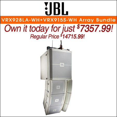 JBL VRX928LA-WH+VRX915S-WH Array Bundle