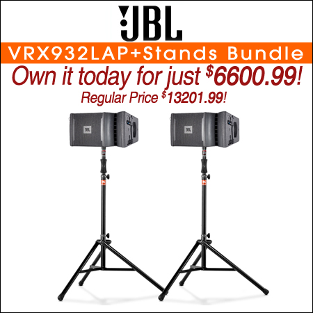 JBL VRX932LAP+VRX918SP Bundle