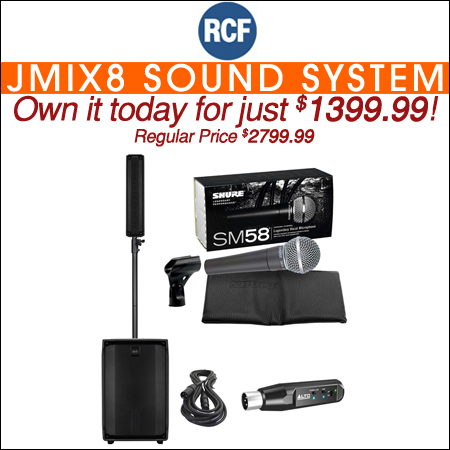 RCF Jmix8 Sound System 