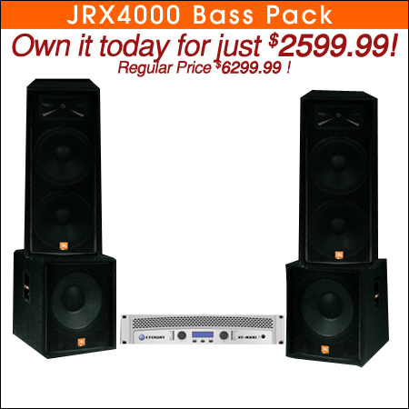  JRX4000 Bass Pack