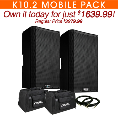 QSC K10.2 Mobile Pack 