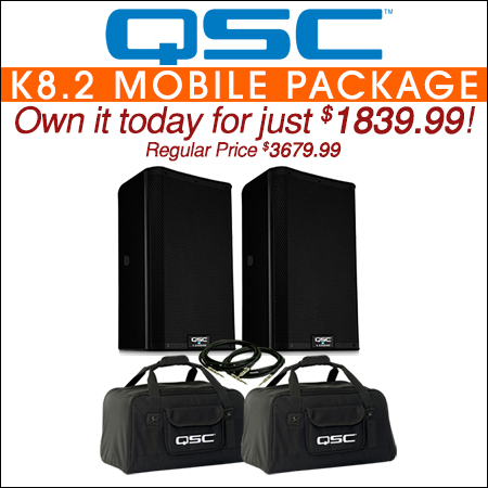 QSC K8.2 Mobile Package 
