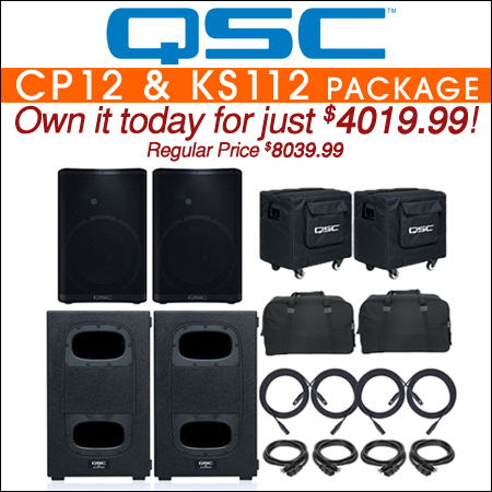 QSC CP12 and KS112 Package 