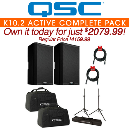 QSC K10.2 Active Pack with Case 