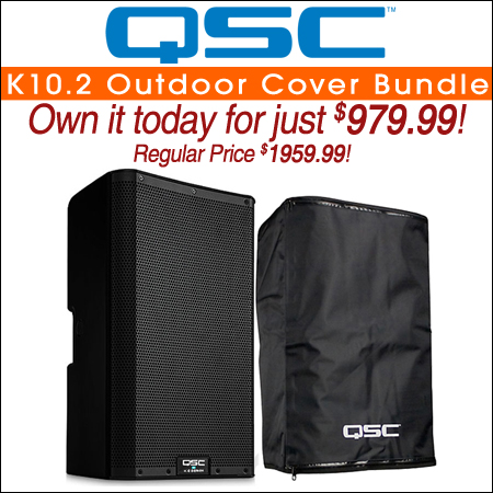 QSC K10.2 Outdoor Cover Bundle