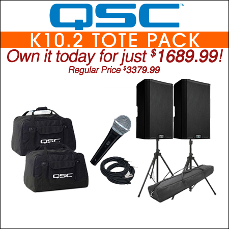 QSC K10.2 Tote Package 