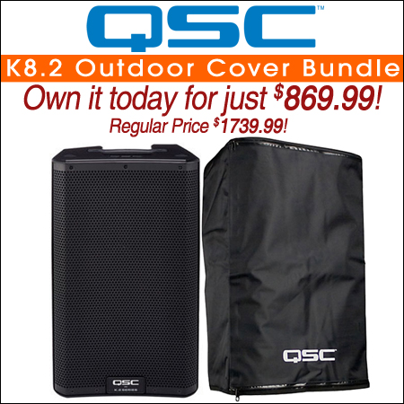 QSC K8.2 Outdoor Cover Bundle