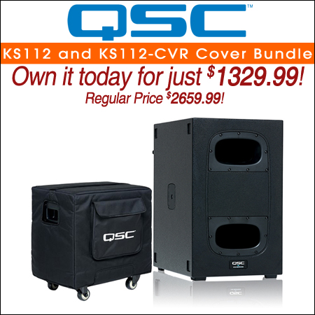 QSC KS112 and KS112-CVR Cover Bundle