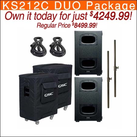 QSC KS212C DUO Package 