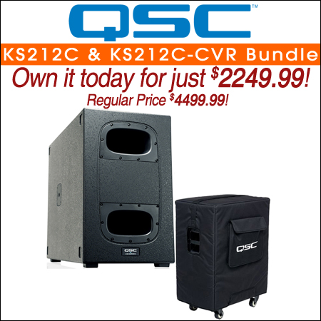 QSC KS212C and KS212C-CVR Bundle