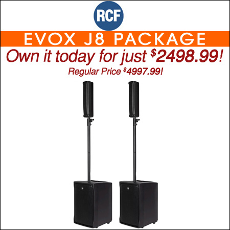 RCF Evox J8 Active Two Way Portable Array Package