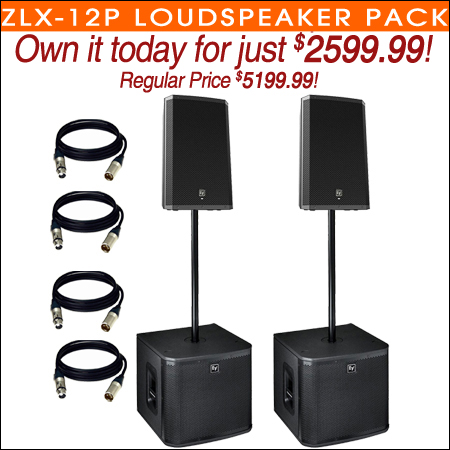 Electro-Voice ZLX-12P 12" 2-Way Powered Loudspeaker (Pair)